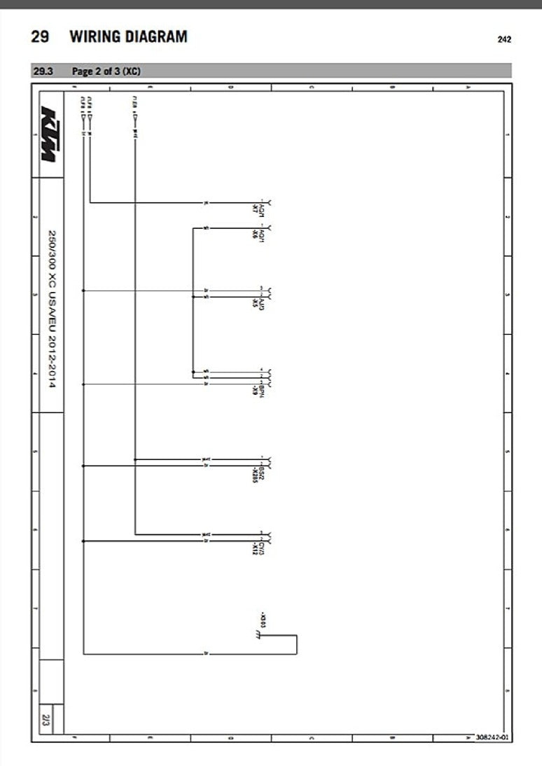 2012 KTM 250SX 250 SX Service Manual