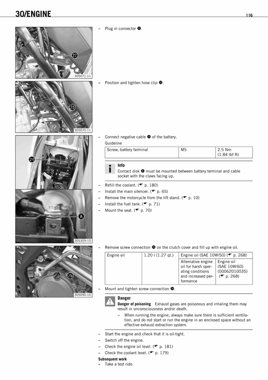 2012 KTM 350 EXCF EXC-F Service Manual