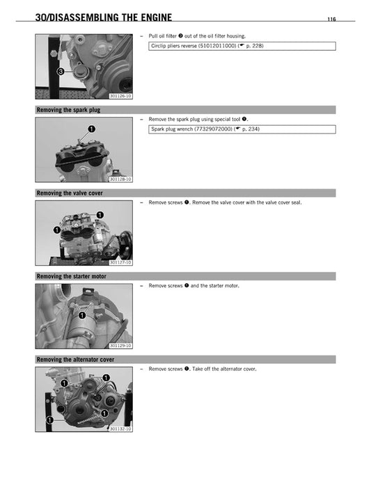 2012 KTM 450 SXF SX-F Service Manual
