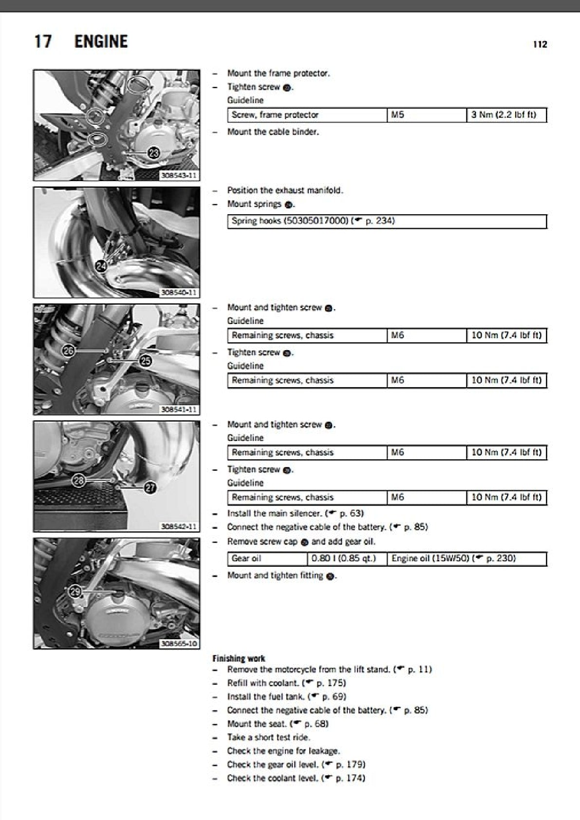 2012 KTM 250EXC 250 EXC EX-C Service Manual