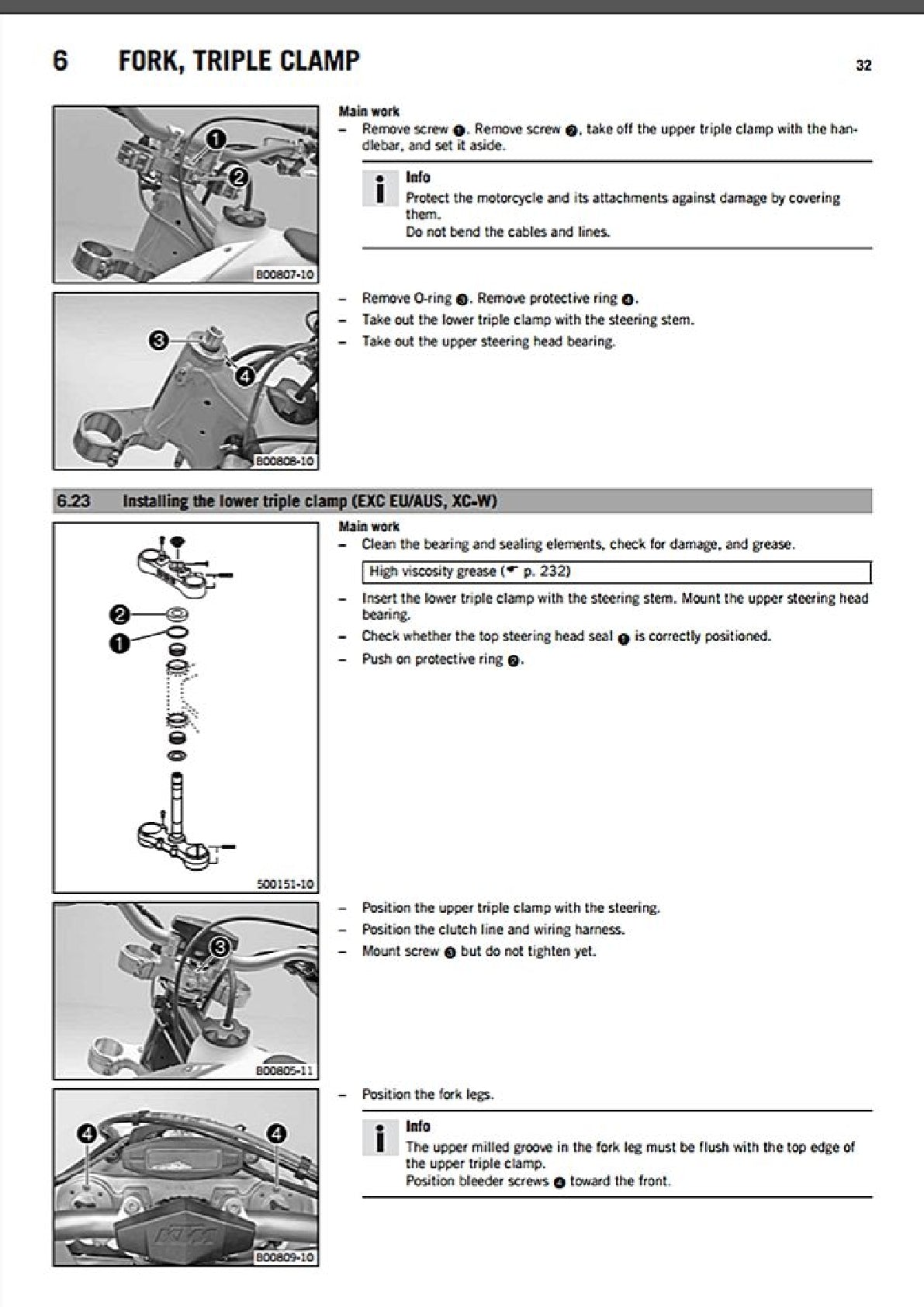 2012 KTM 250EXC 250 EXC EX-C Service Manual