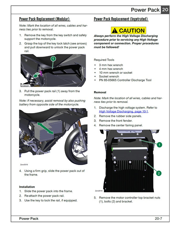 2013-2024 Zero FXE Service Manual