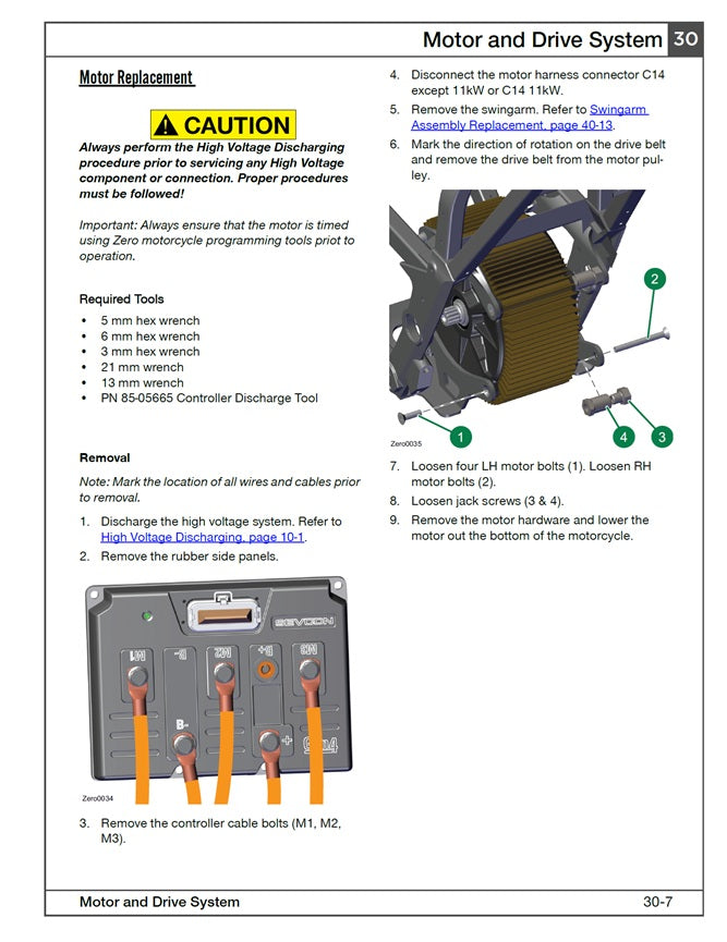 2013-2024 Zero FXE Service Manual
