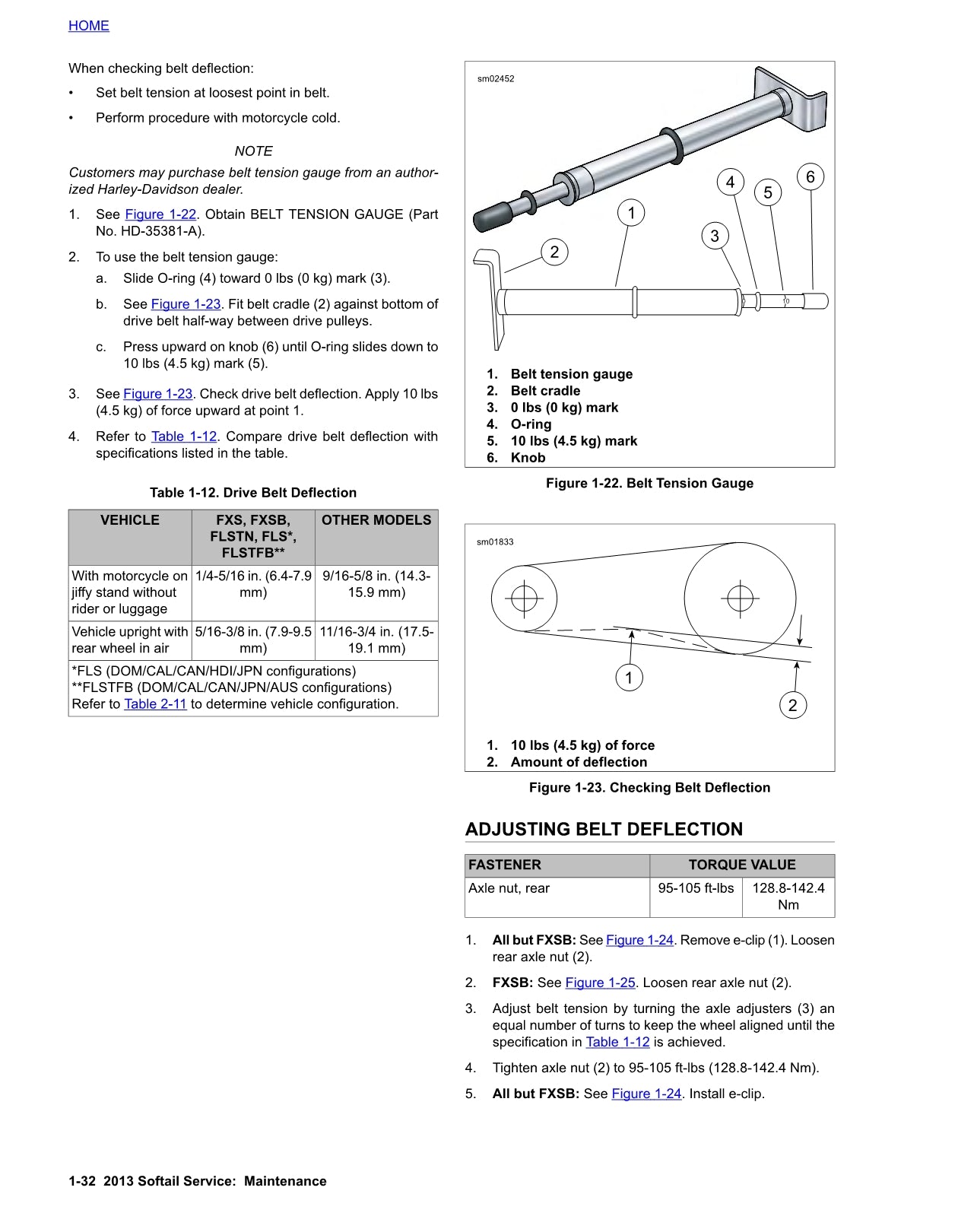 2013 Harley Davidson FLSTN Softail Deluxe Service Manual