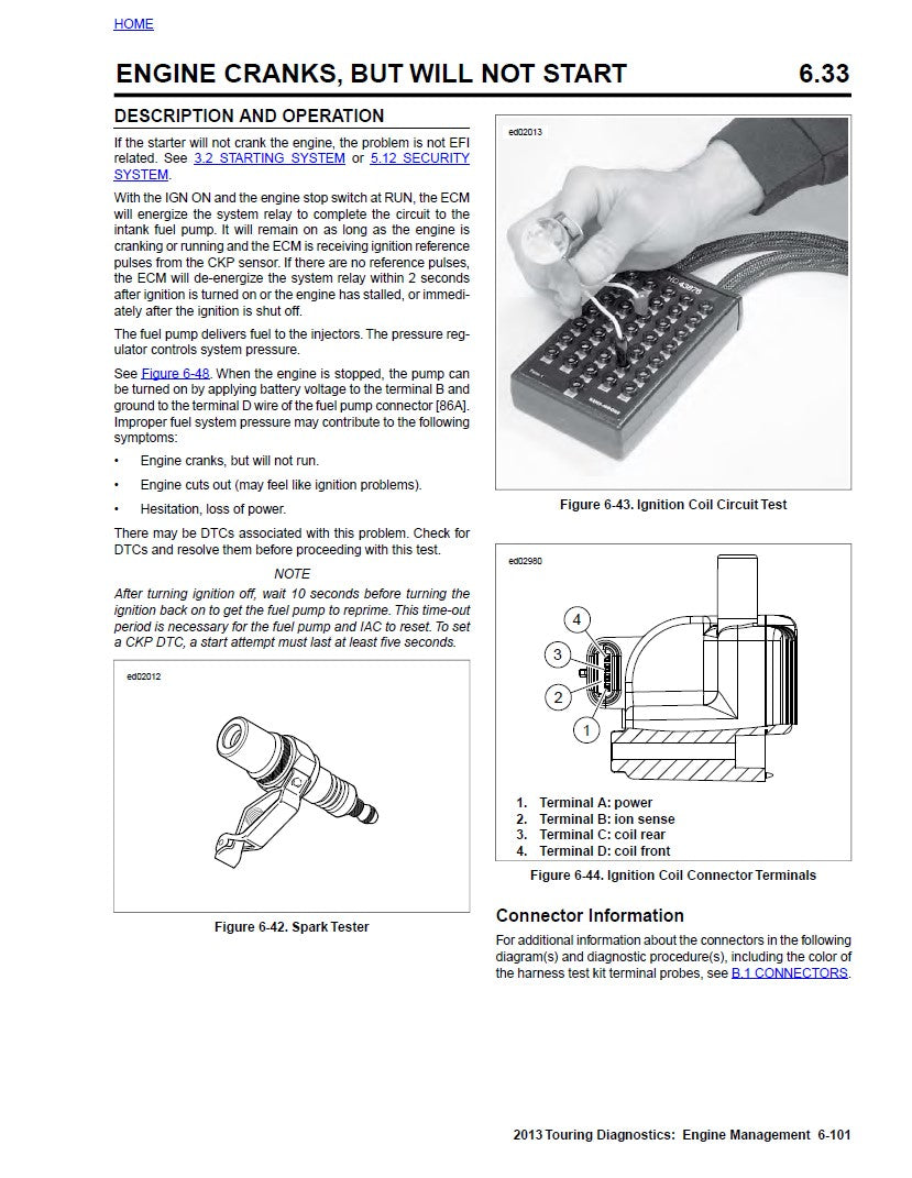 2013 Harley Davidson FLTRU Road Glide Ultra Service Manual