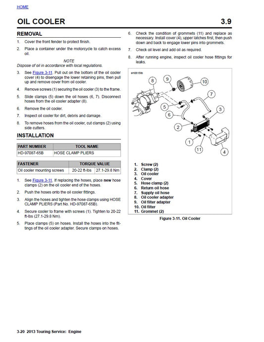 2013 Harley Davidson FLHRSE5 Road King 110th Anniversary Service Manual