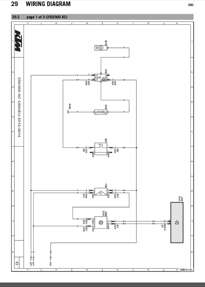 2013 KTM 250XC 250 XC Service Manual