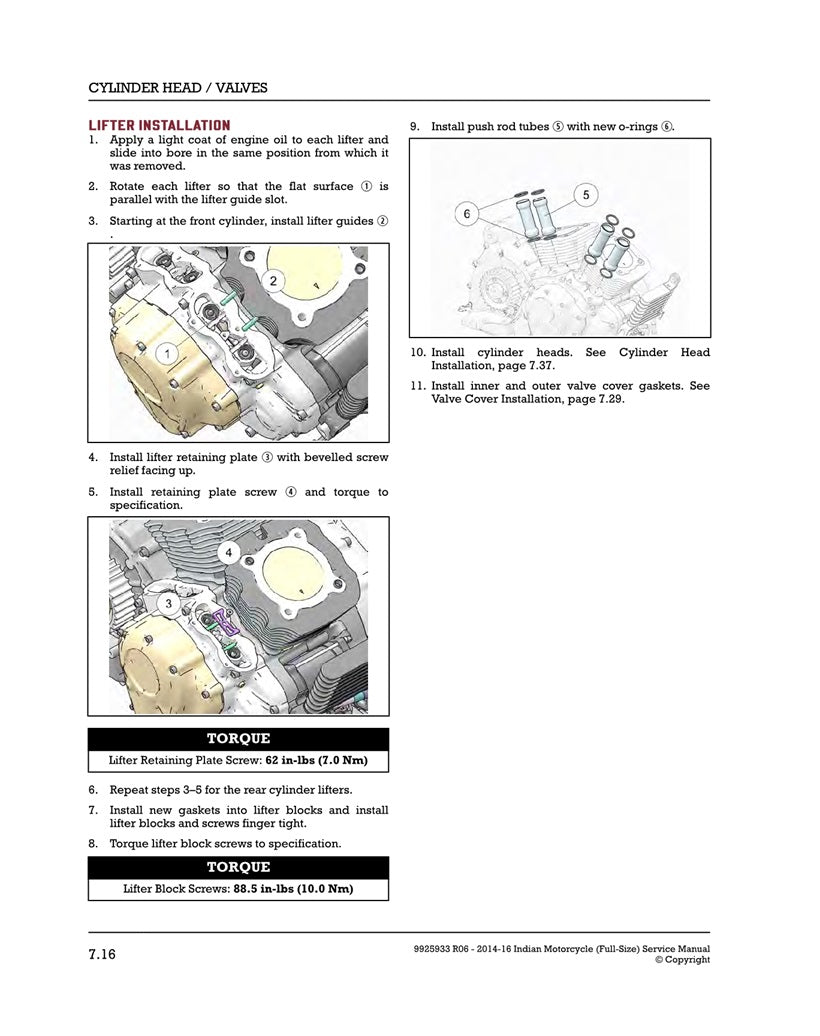 2014-2016 Indian Chief Dark Horse Service Manual