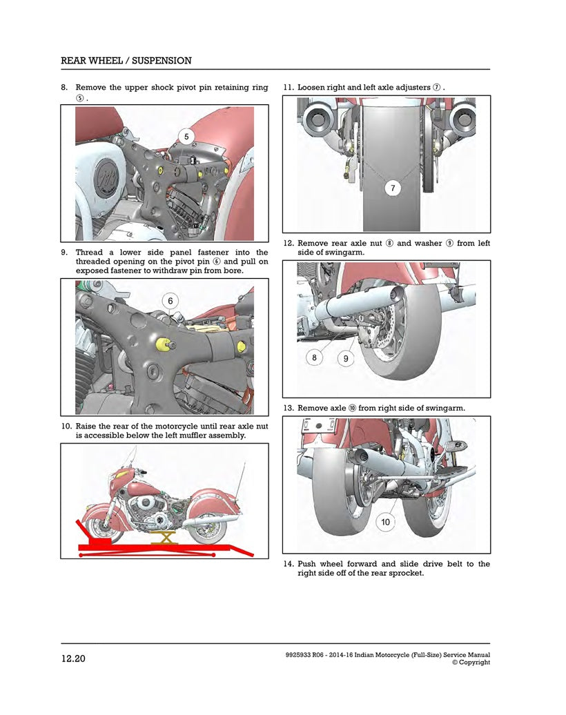 2014-2016 Indian Chief Dark Horse Service Manual