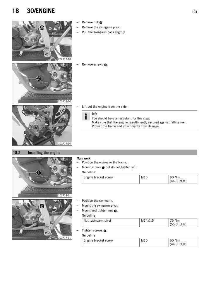 Manual de servicio KTM 390 Duke 2013-2016