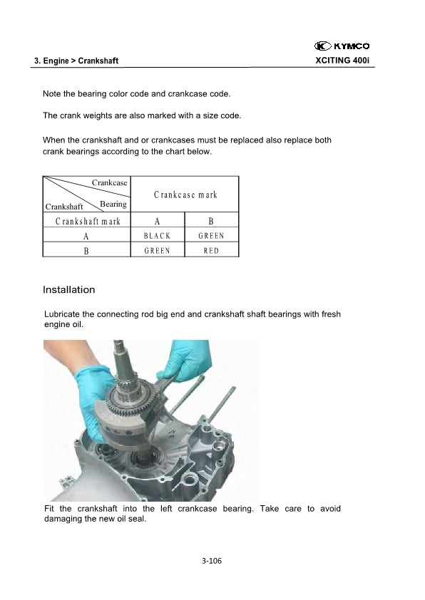 2014-2017 KYMCO XCiting 400i 400cc Scooter Service Manual