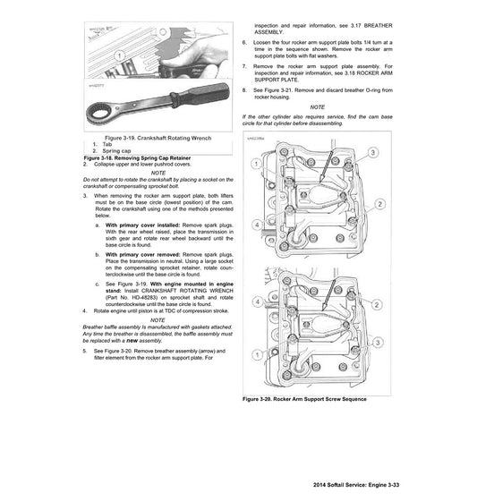 2014 Harley Davidson FXST Softail Standard Service Manual