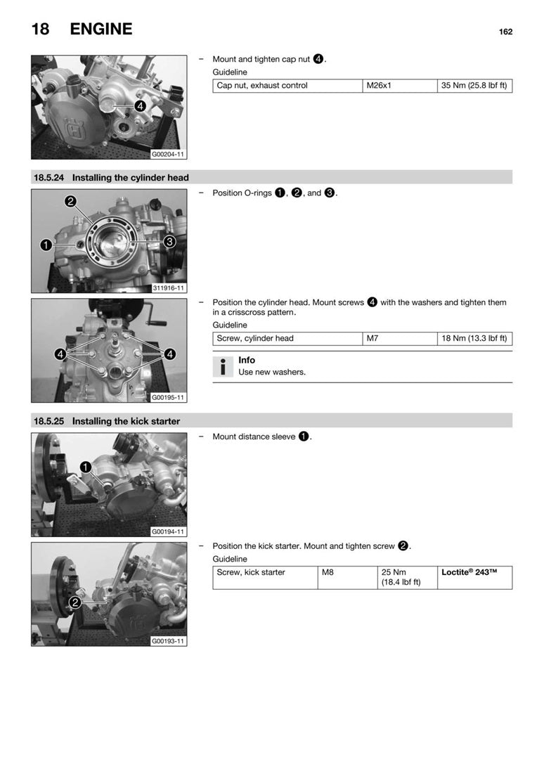 2014-2015 Husqvarna TE 125 TE125 Service Manual