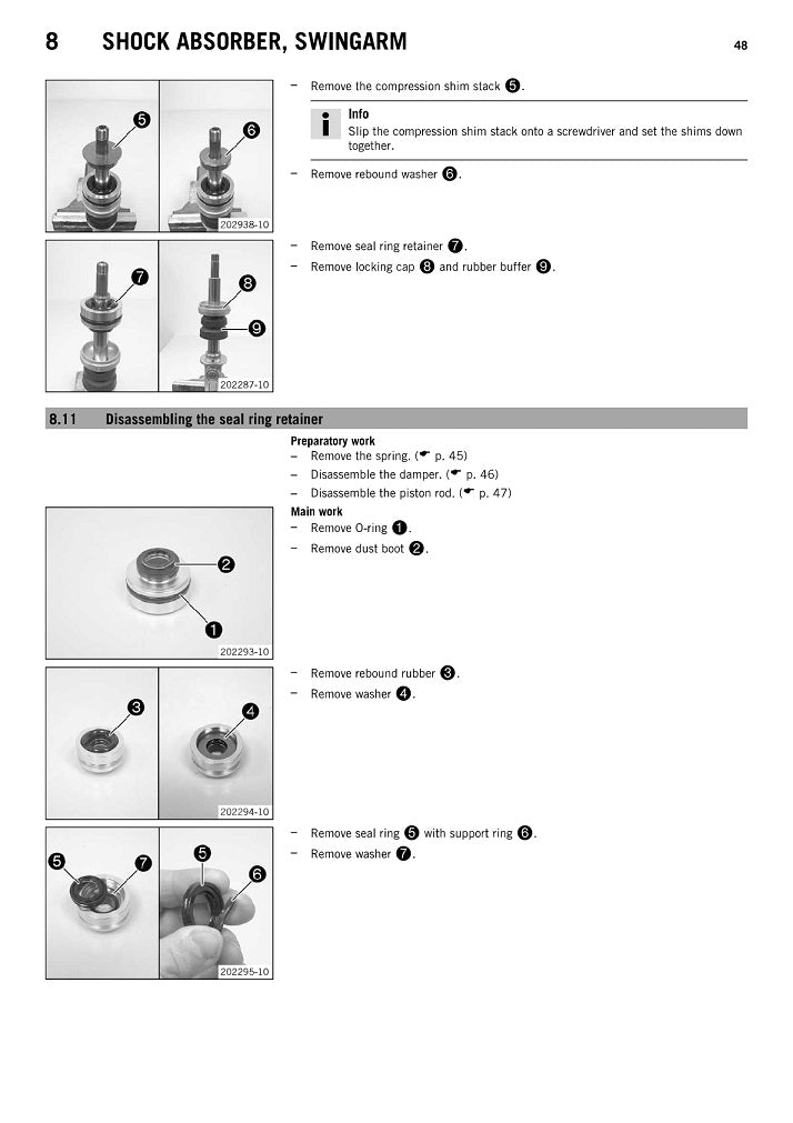 2014-2016 KTM RC 390 Manual de servicio