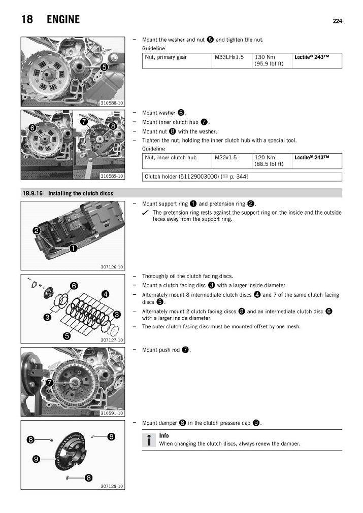 2014-2016 KTM RC 390 Manual de servicio