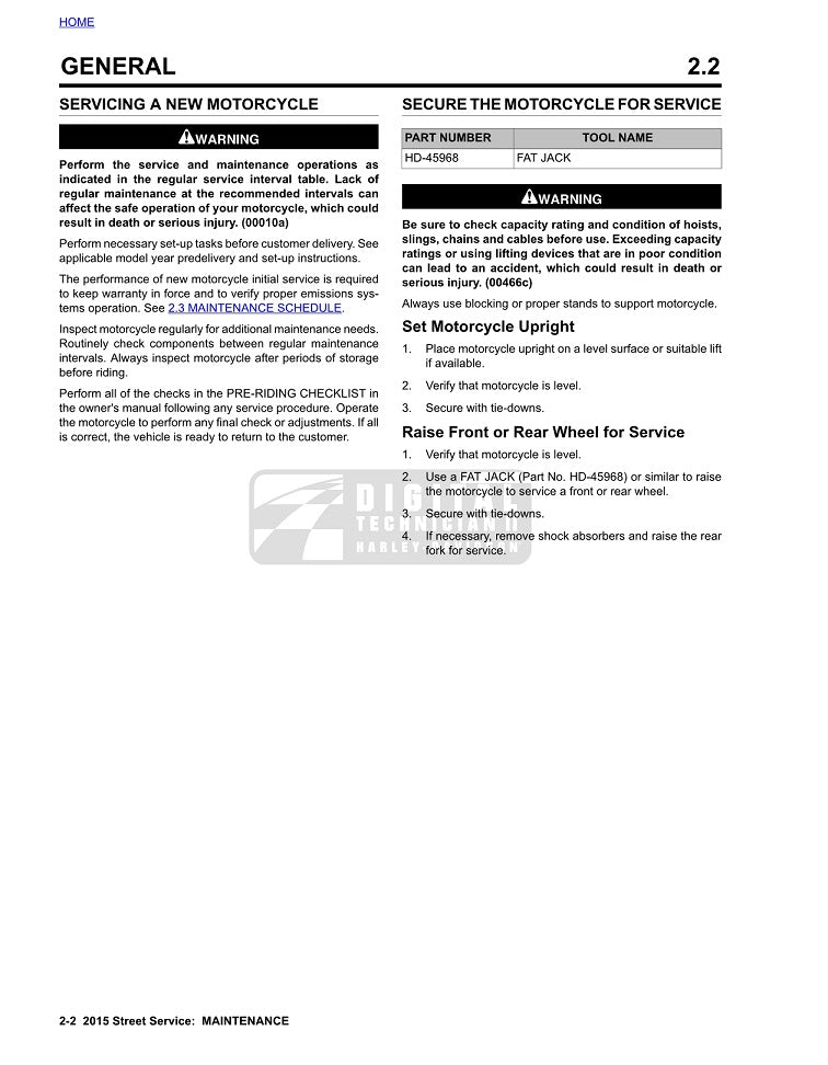 2017-2021 Harley Davidson XG750A Street Rod 750 Service Manual