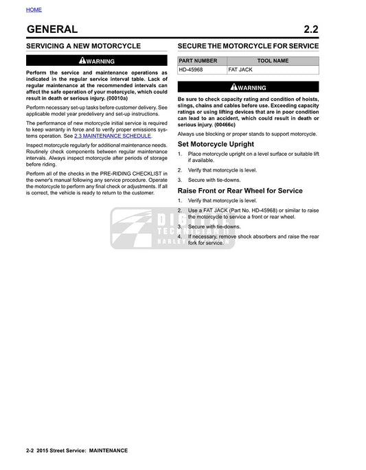 2017-2021 Harley Davidson XG750A Street Rod 750 Service Manual