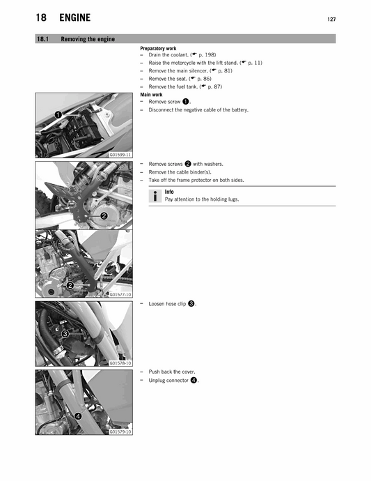2015 KTM 250 EXCF EXC-F Service Manual