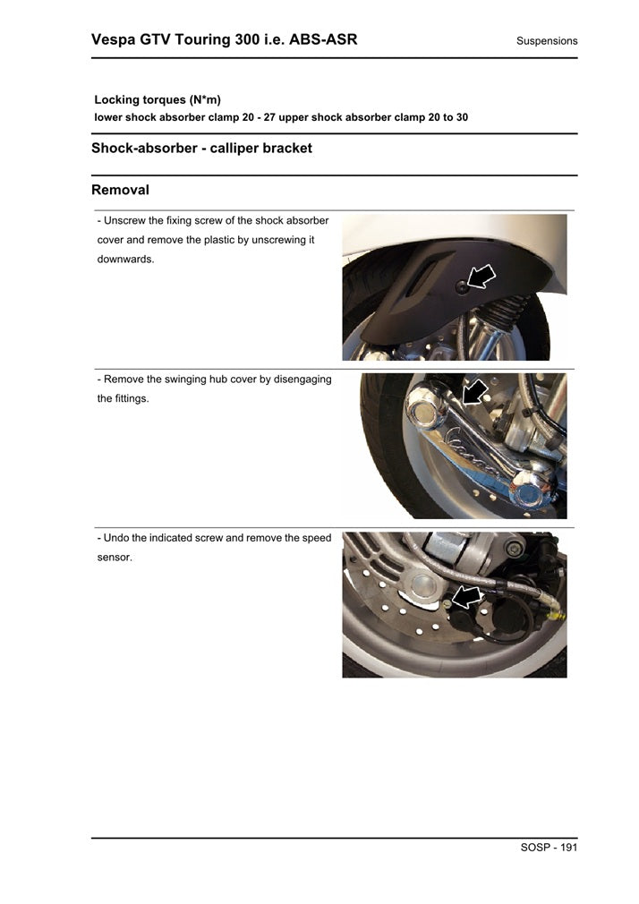 2008-2016 Vespa GTV GTS 300 GTS3000 GTV300 300cc Scooter Service Manual