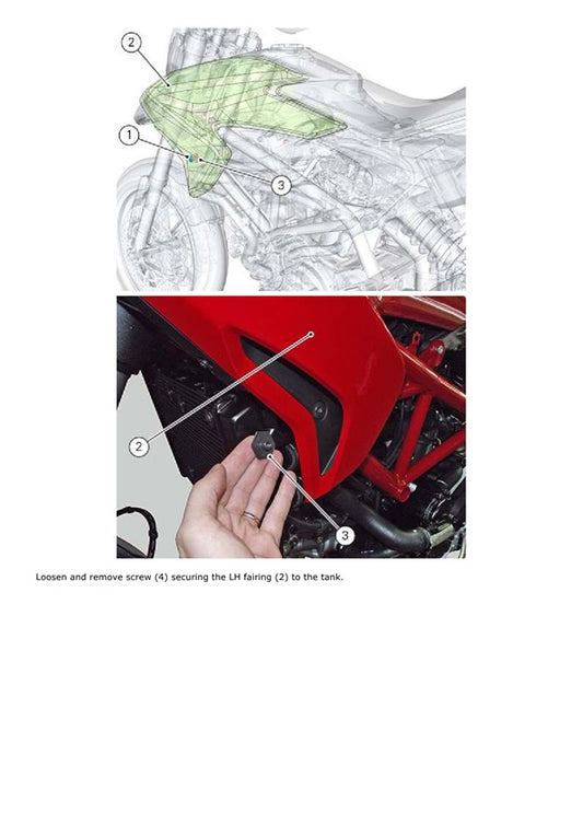2013-2015 Ducati Hypermotard 821 SP Manual doble