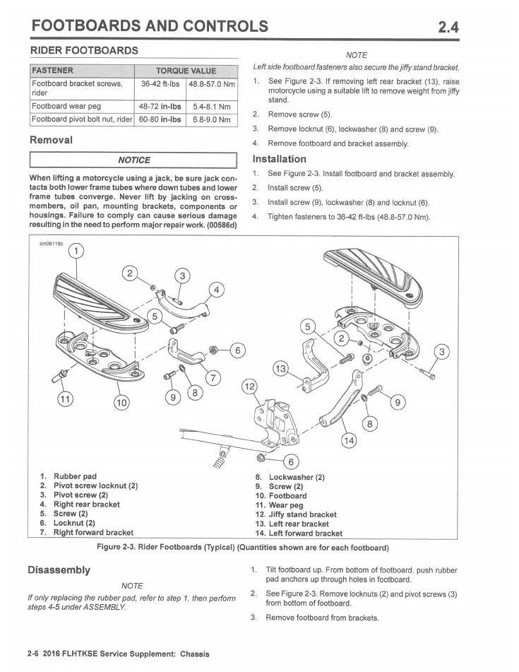 2016 Harley Davidson FLHTKSE CVO Limited Service Manual