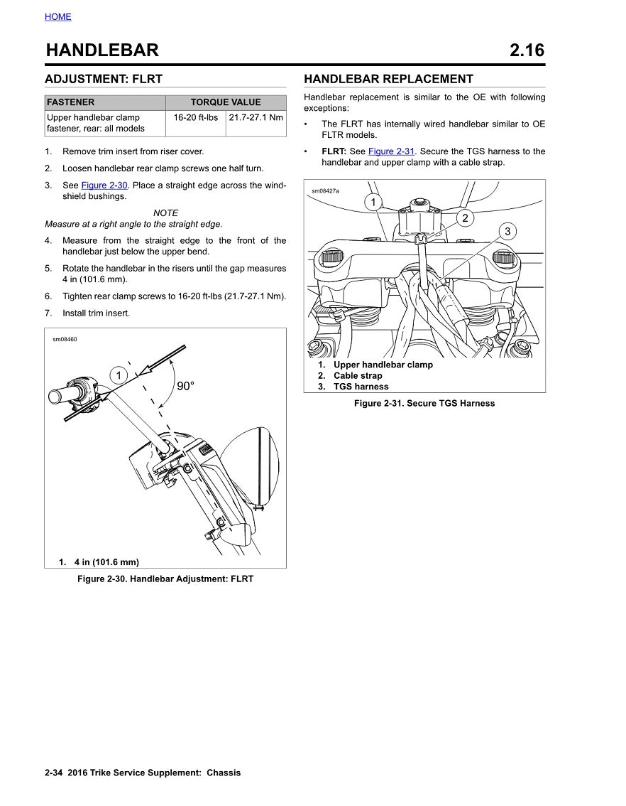 2016 Harley Davidson FLHTCUTG Tri Glide Ultra Trike Service Manual