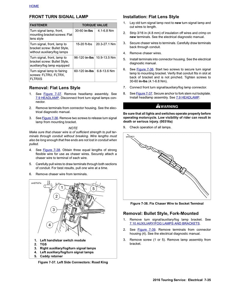 2016 Harley Davidson FLHR Road King Service Manual