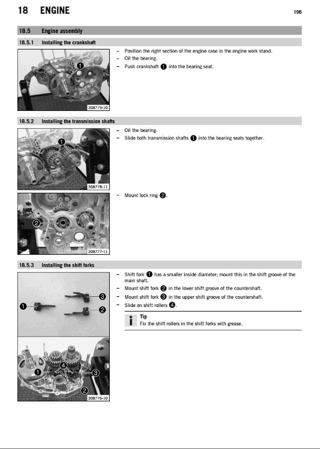 2016 KTM 250 EXCF EXC-F Service Manual