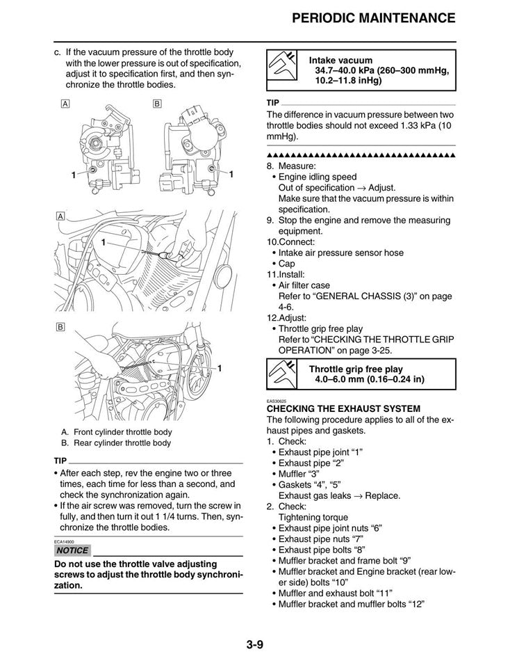 Manual de servicio del scooter Yamaha XP500 XP 530 Tmax 2017-2020