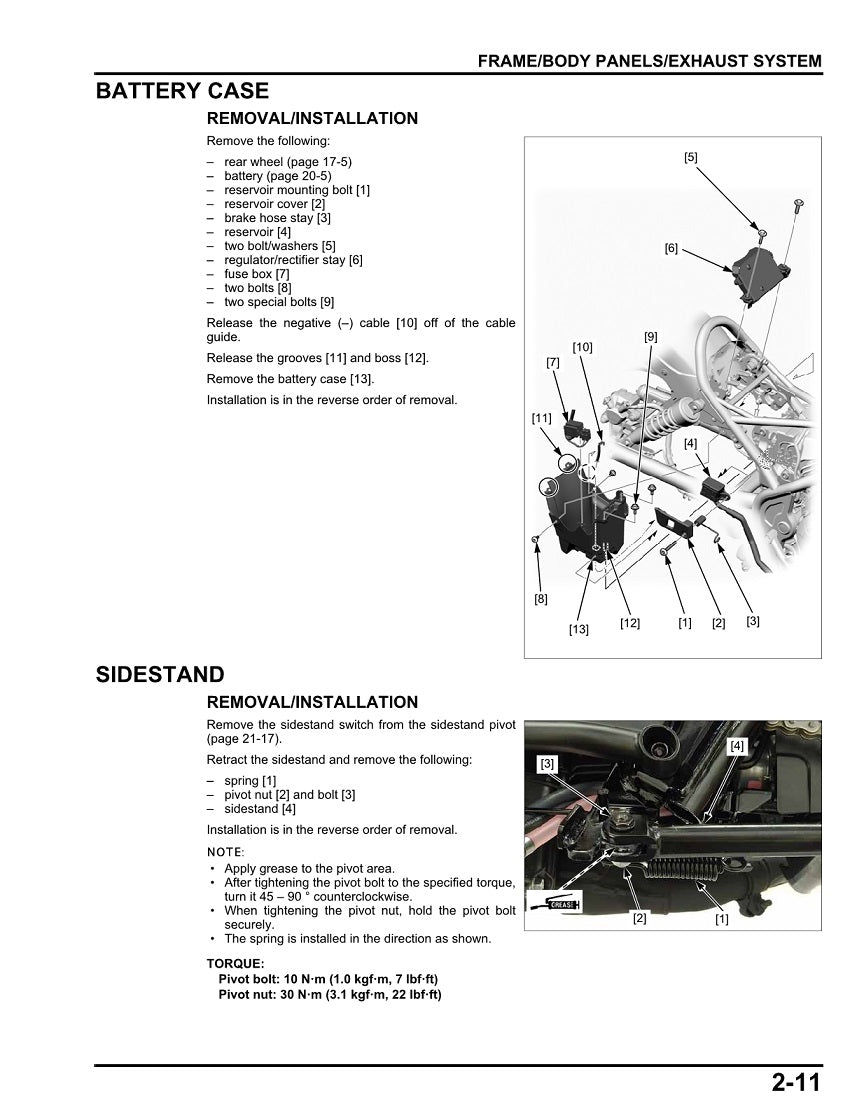 Manual de servicio rebelde Honda CMX500 2017-2019