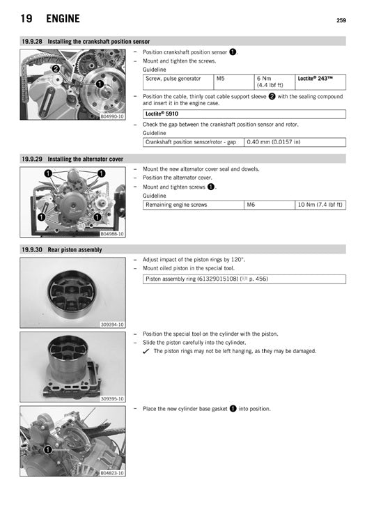 2017-2019 KTM 1290 Super Adventure S Service Manual