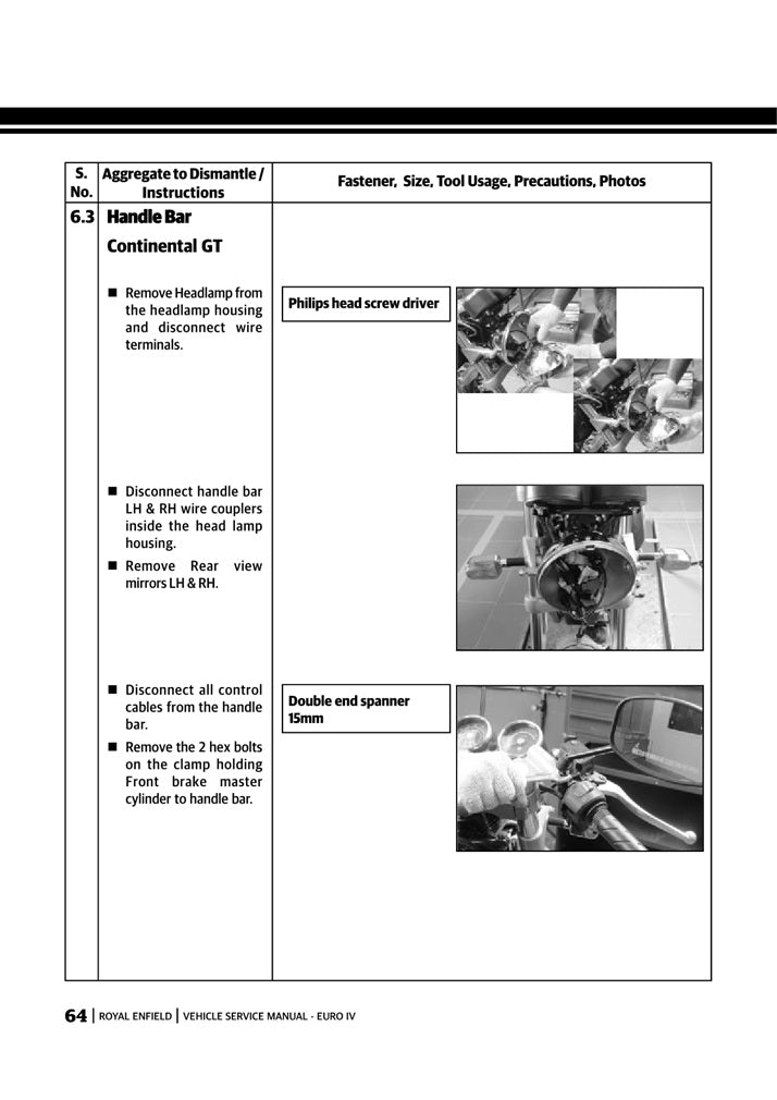 2017-2020 Royal Enfield Bullet 500 EFI Service Manual