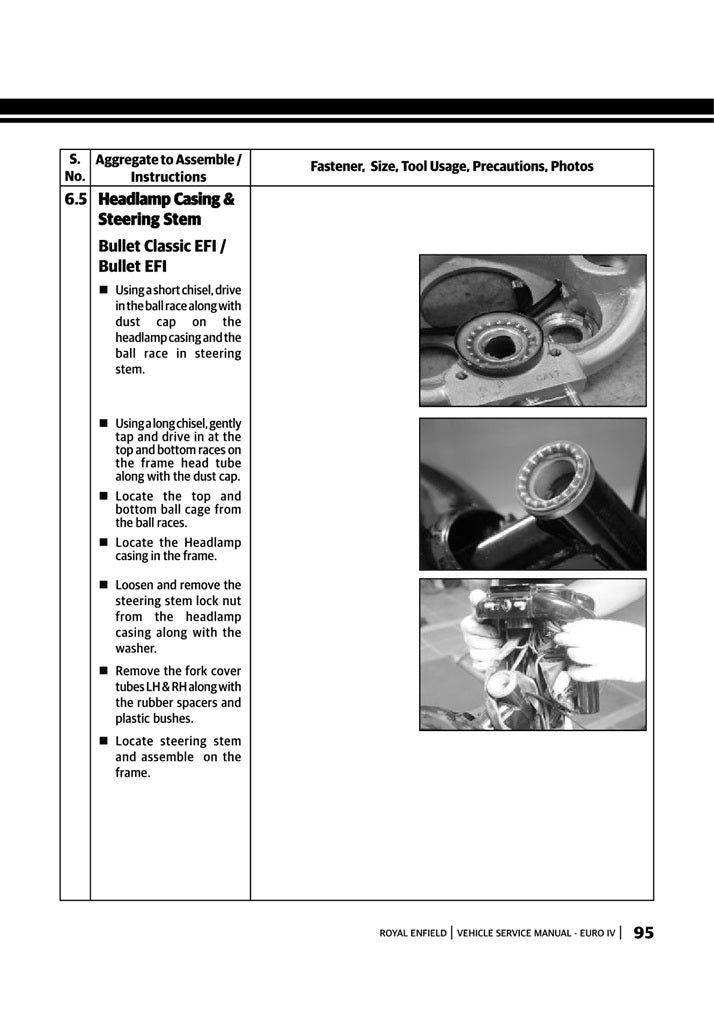 2017-2020 Royal Enfield Bullet Classic 500 EFI Service Manual