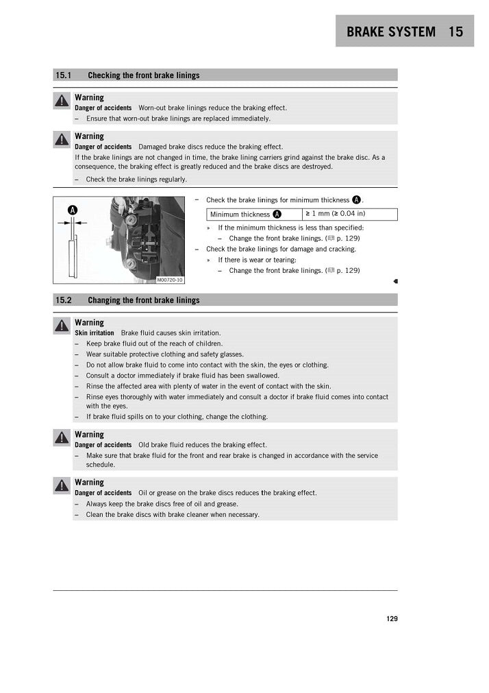 Manual de servicio KTM 250 Duke 2017-2022