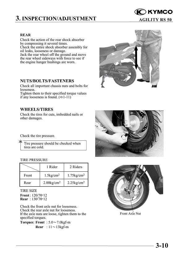 2017-2022 KYMCO Agility RS50 RS 50 4t Scooter Service Manual