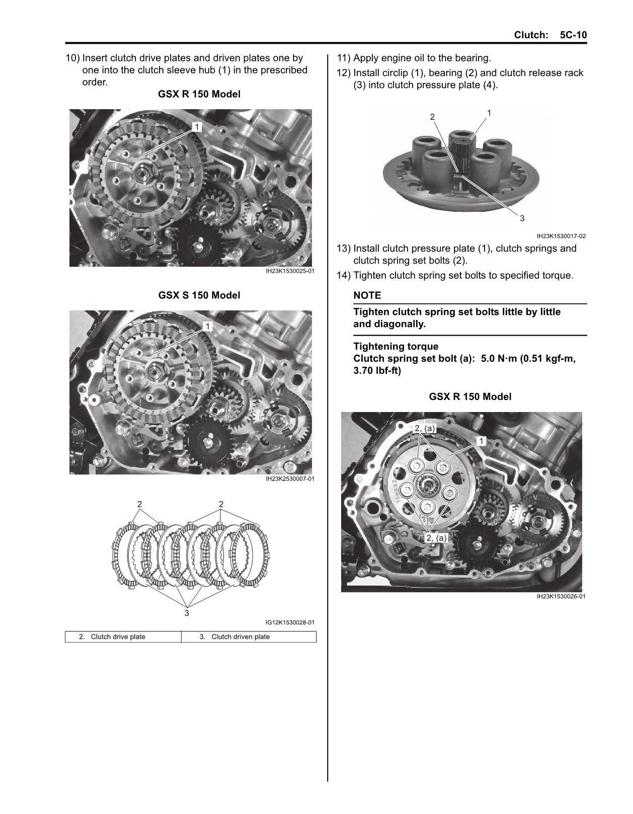 2011–2019 Suzuki GSXR600 GSX-R 600 L1 L2 L3 L4 L5 L6 L7 L8 L9 Handbuch