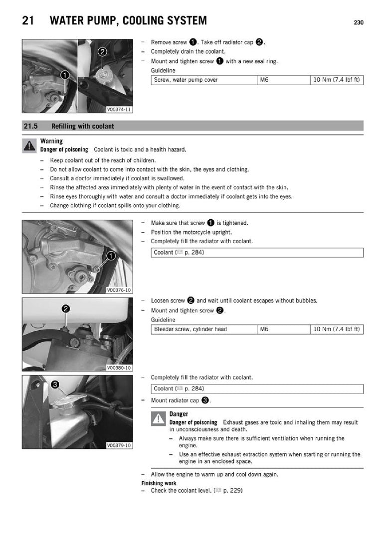 2017 KTM 250 EXC 250EXC Service Manual