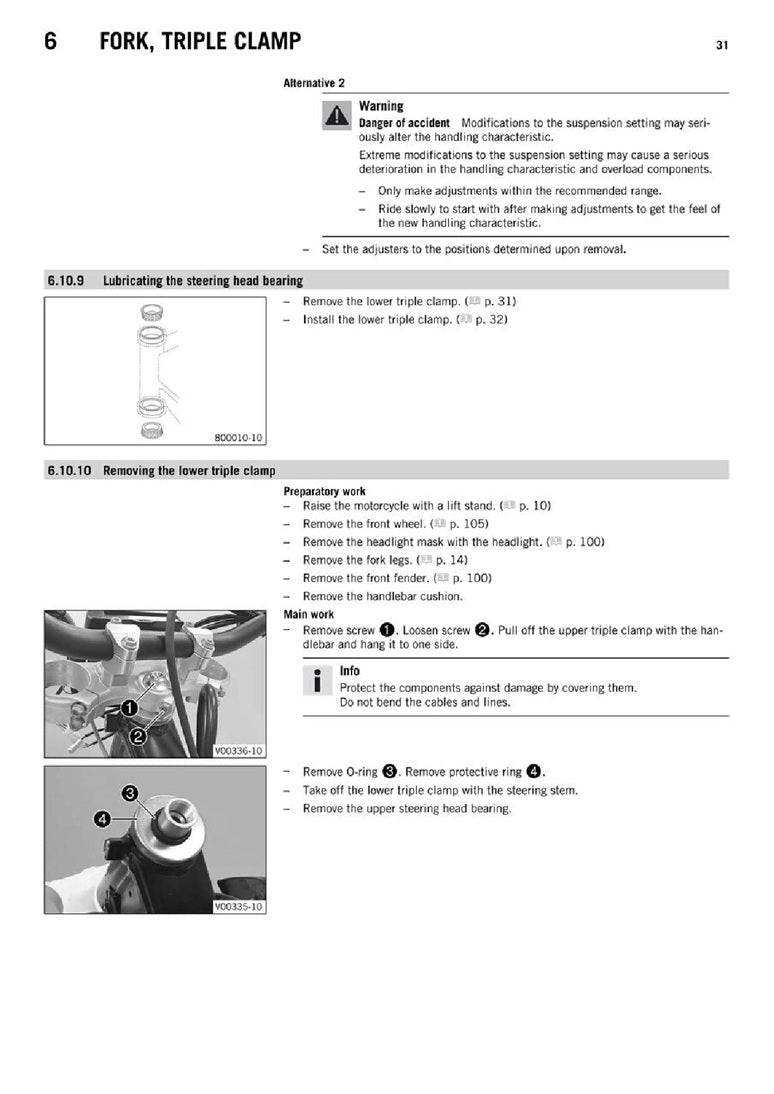 2017 KTM 250 EXC 250EXC Service Manual