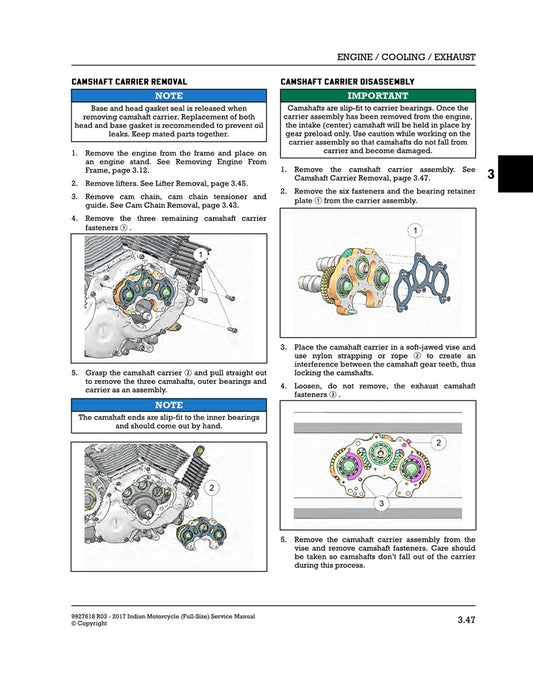 2017-2018 Indian Chief Vintage Service Manual