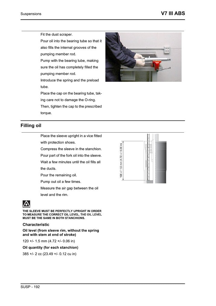 2017-2020 Moto Guzzi V7 III Stone Service Manual