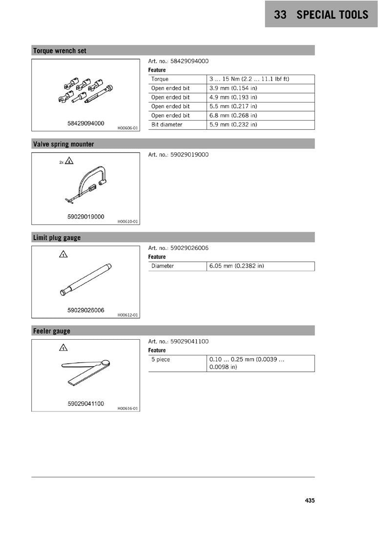 2018-2019 KTM 450 EXCF EXC-F Service Manual