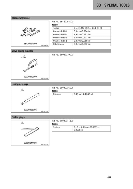 2018-2019 KTM 450 EXCF EXC-F Service Manual