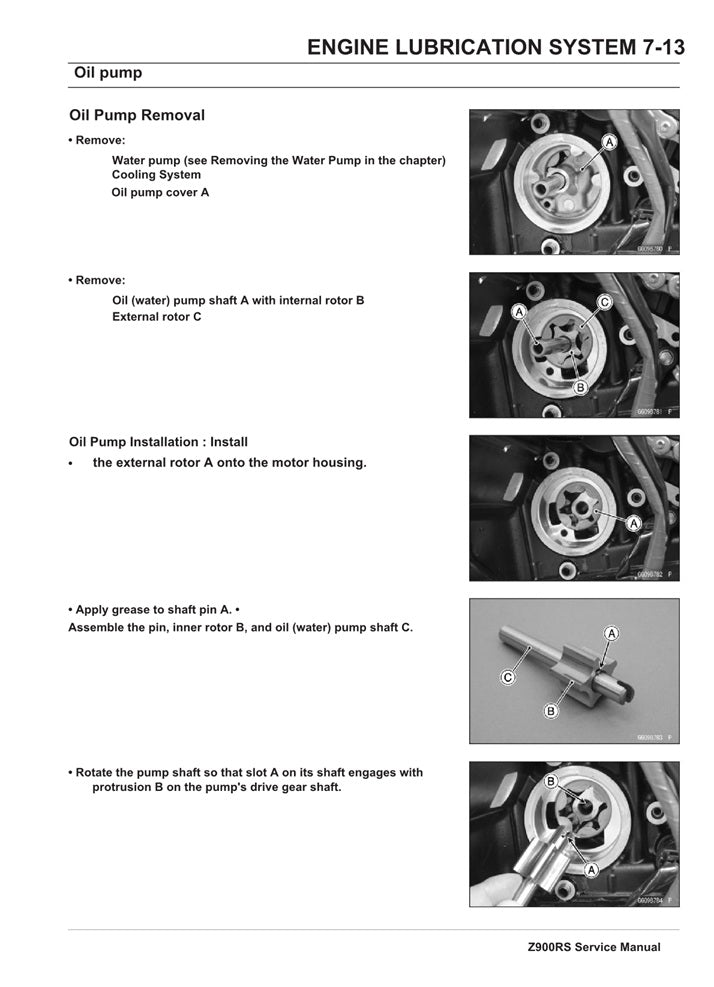 2018 to 2020 Kawasaki Z900RS Z900 RS Cafe Service Manual