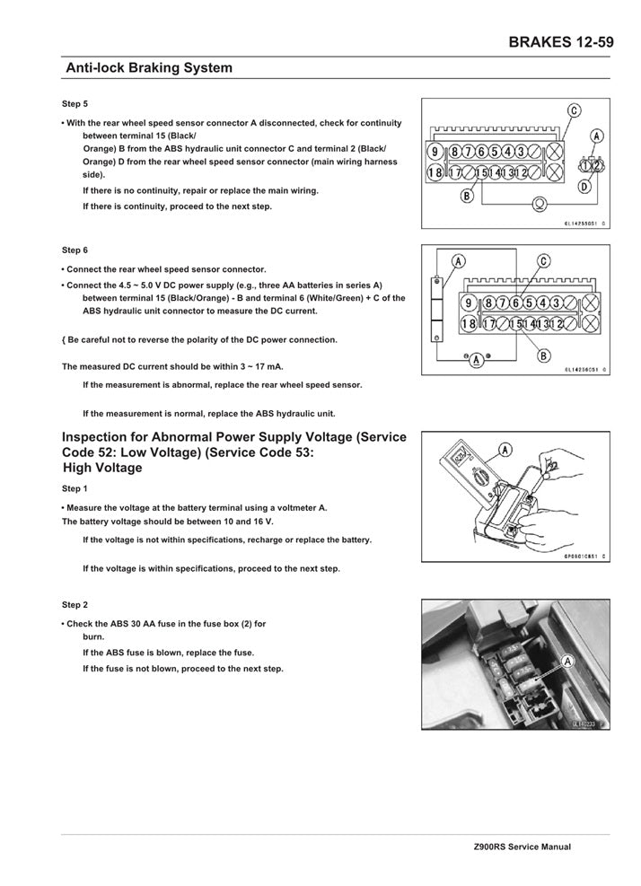 2018 to 2020 Kawasaki Z900RS Z900 RS Service Manual