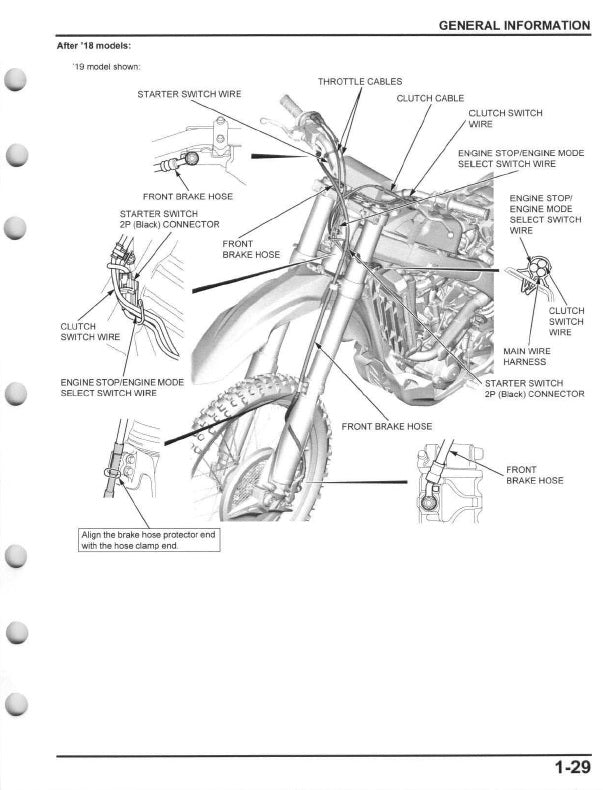 2018-2021 Honda CRF 250 CRF250R CRF250 Service Manual