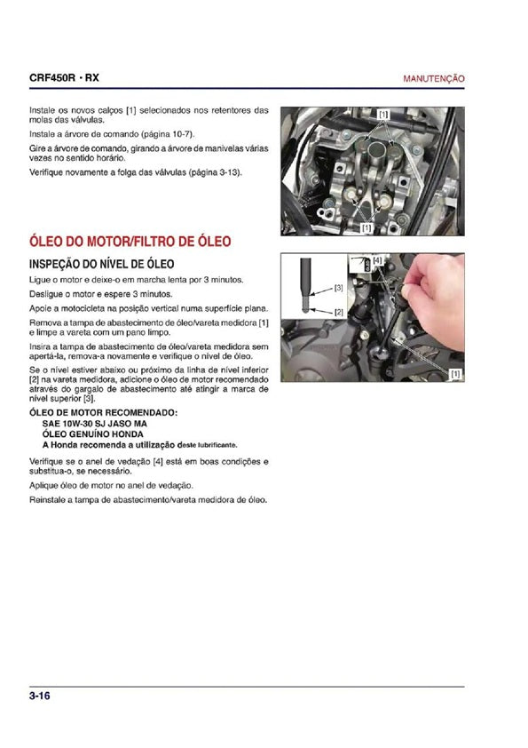 2019-2020 Honda CRF 450 CRF450R Service Manual