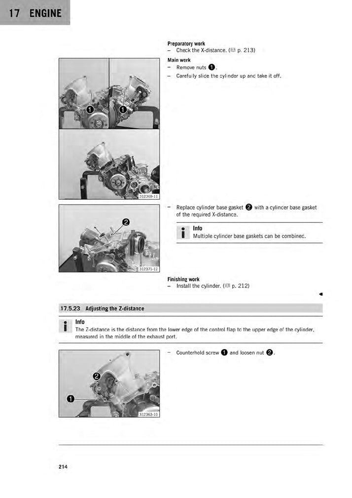 2019-2021 KTM 125SX 125 SX Service Manual