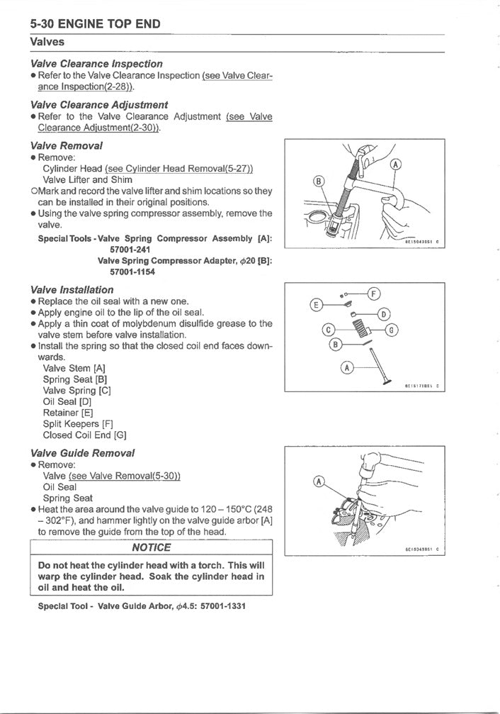 2019 to 2025 Kawasaki Z400 ER400 Service Manual