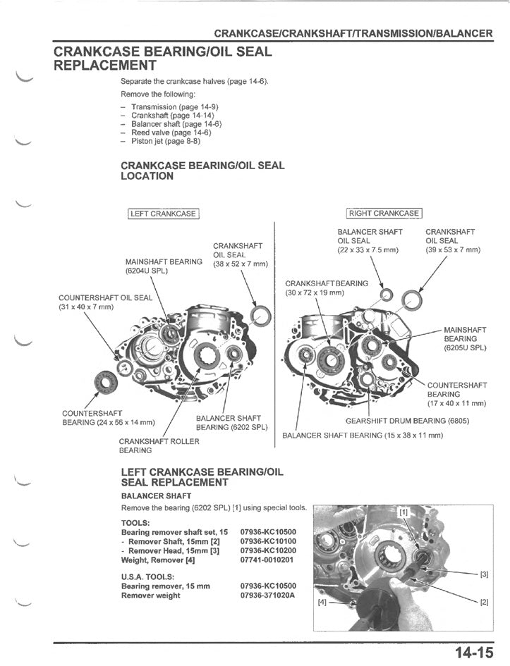 2019-2027 Honda CRF 450 X CRF450X Service Manual