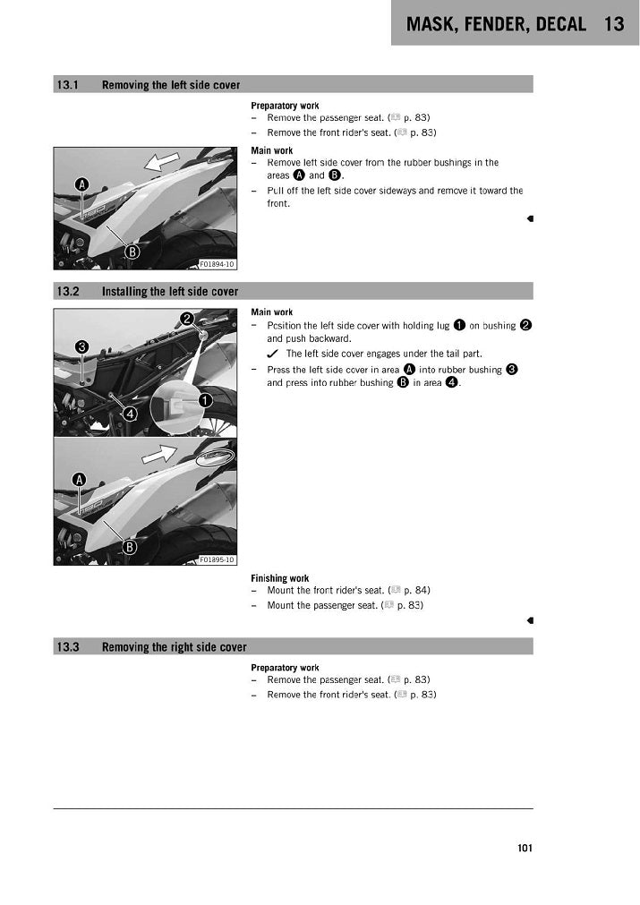 2019-2021 KTM 790 Adventure Service Manual